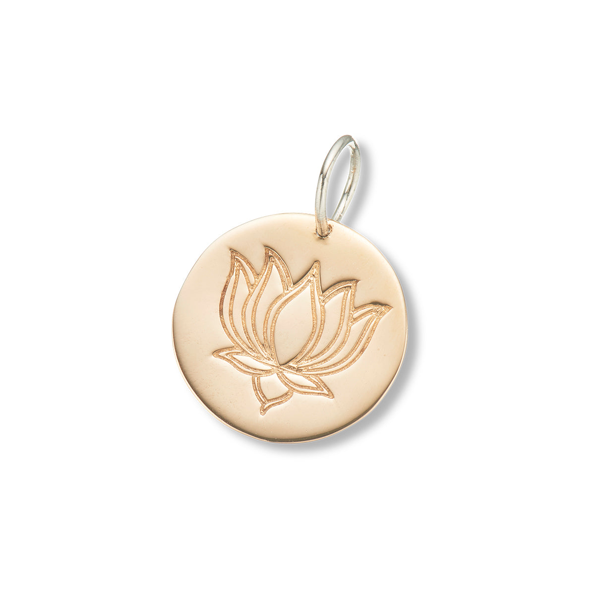 Lotus purity of heart and mind charm