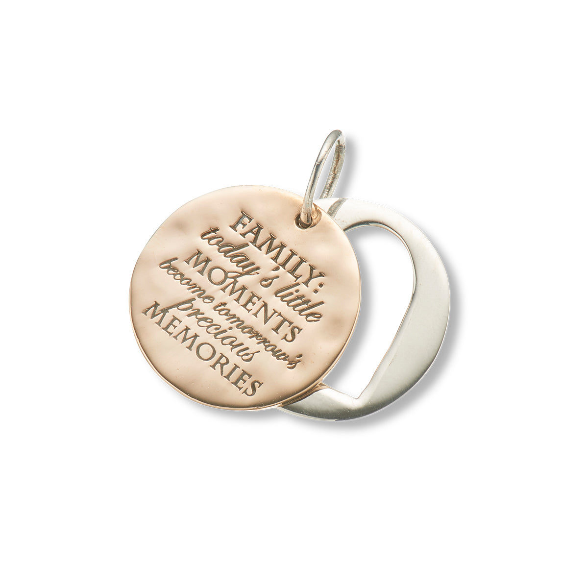 Family moments slider charm