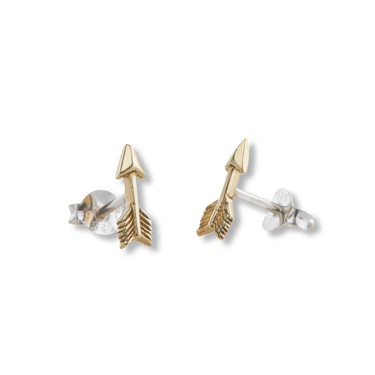 Arrow stud earrings