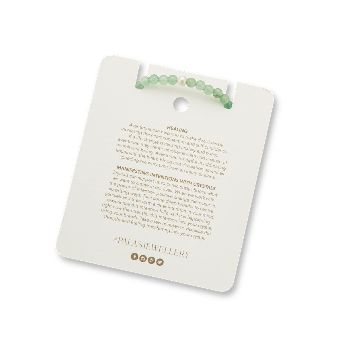 Aventurine & pearl prosperity gem bracelet