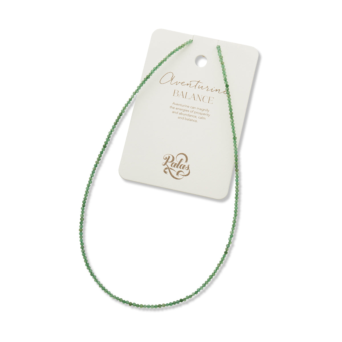 Aventurine empower gem necklace