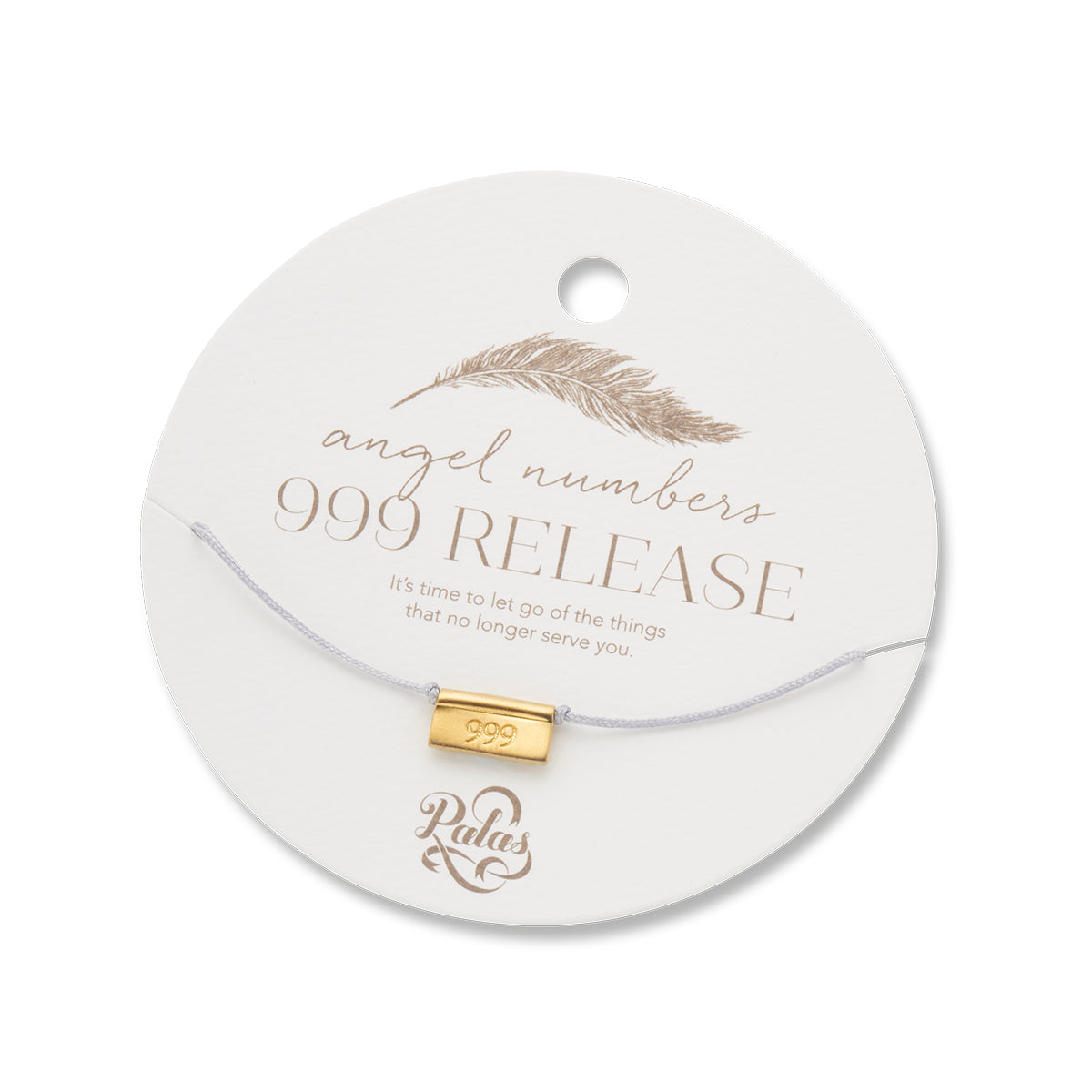 Angel numbers 999 Release bracelet