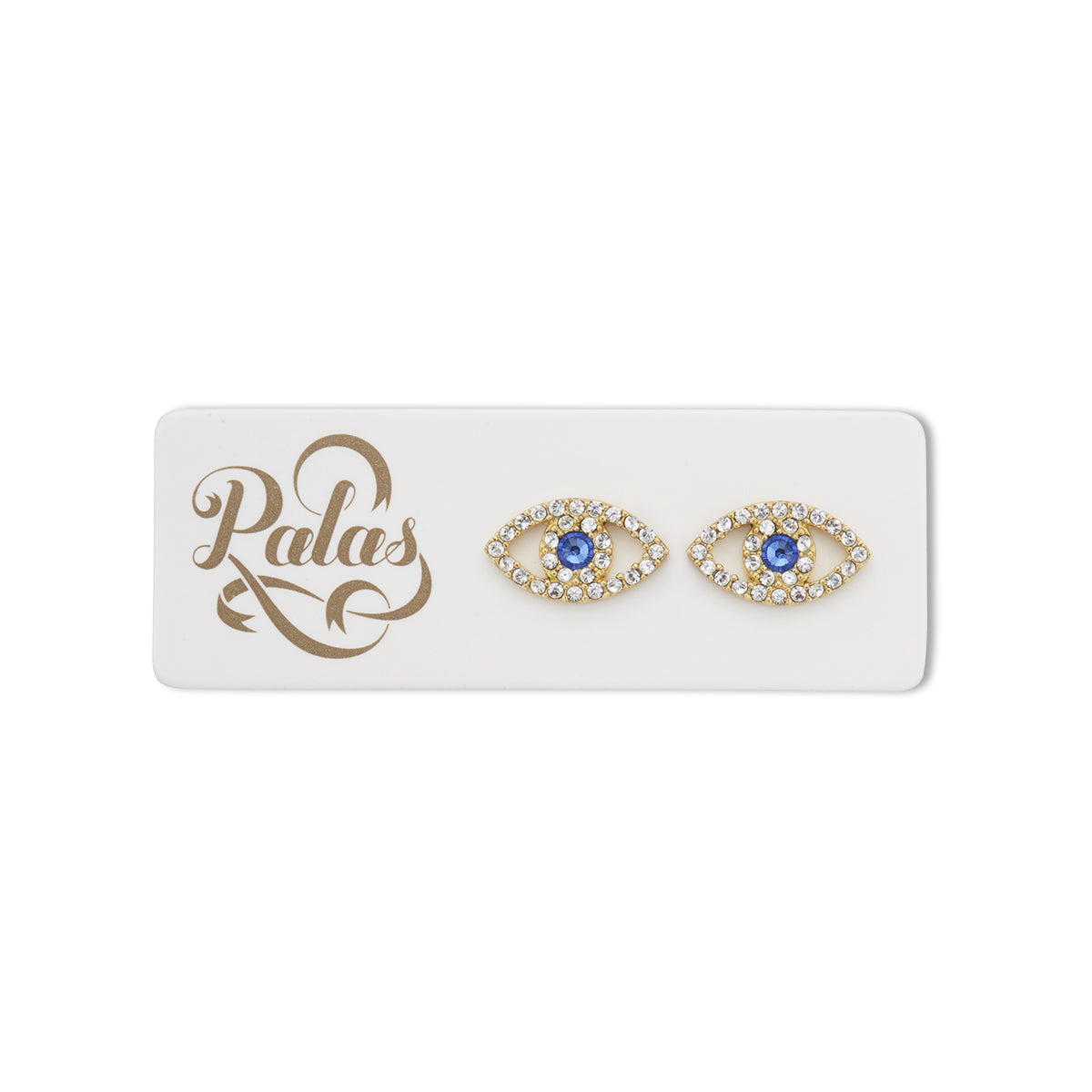 Golden soul evil eye earrings