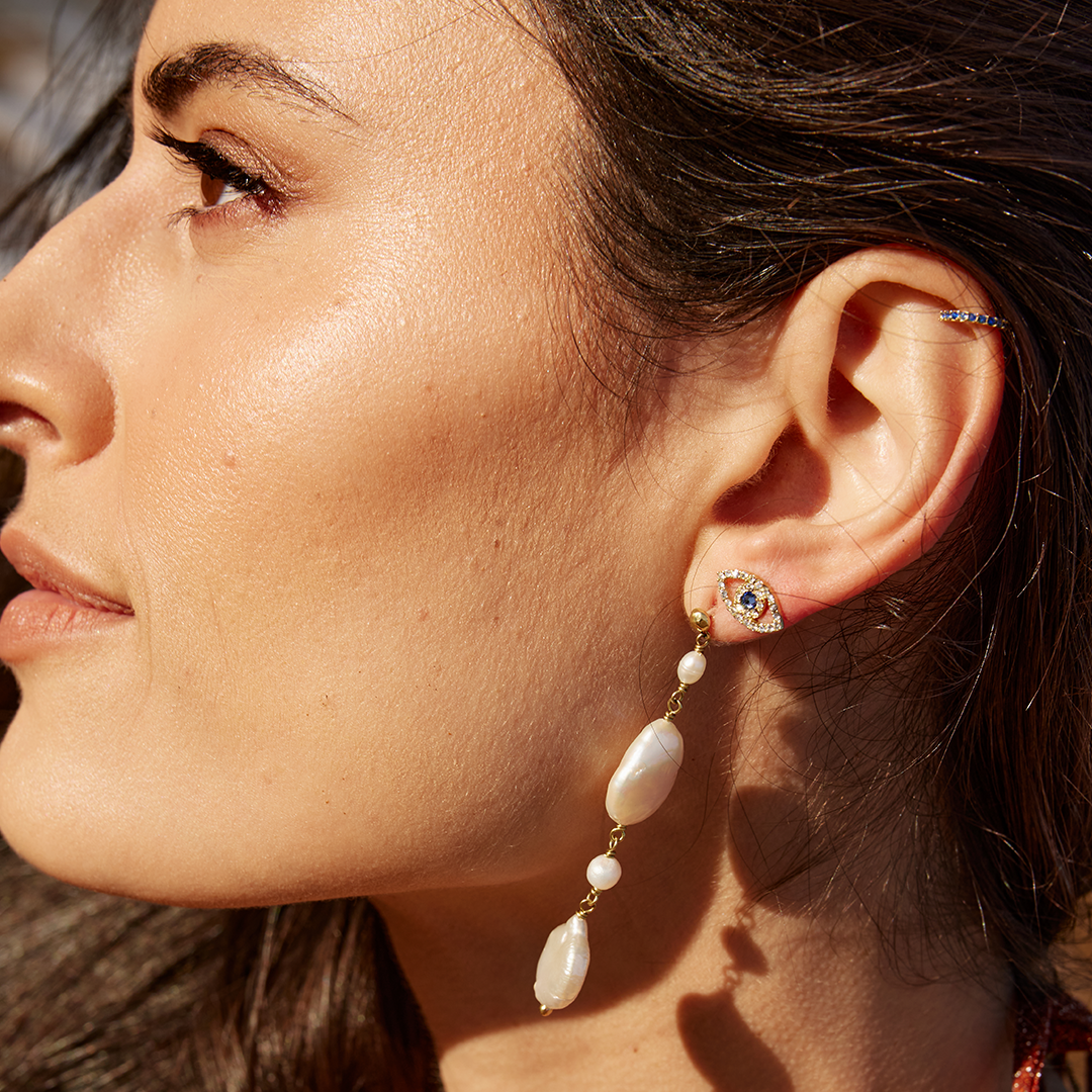 Maldives crystal ear cuff
