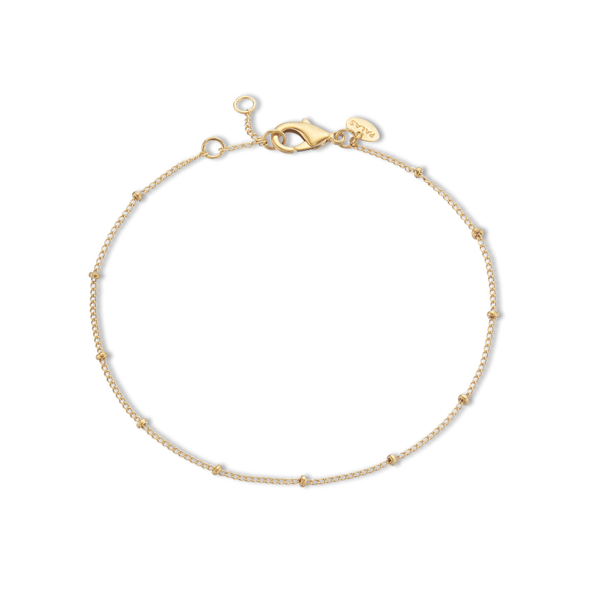 Rio chain bracelet 18k gold plated & adjustable