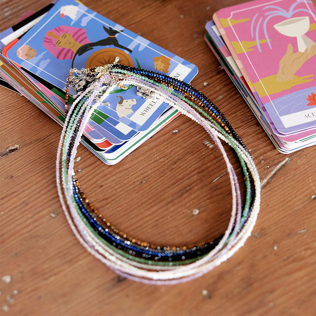 Amethyst empower gem necklace