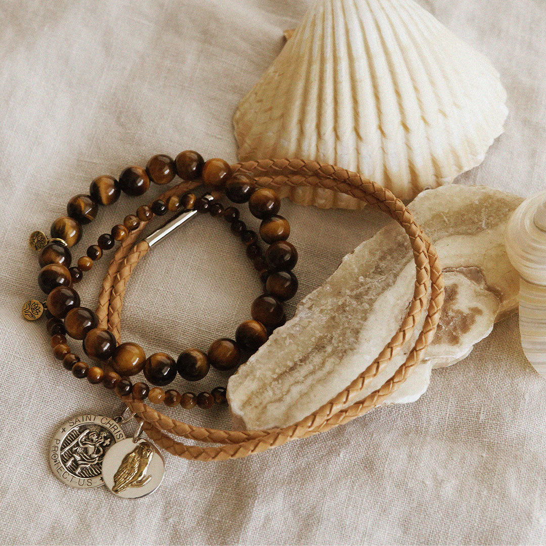 Tiger's Eye energy gem bracelet