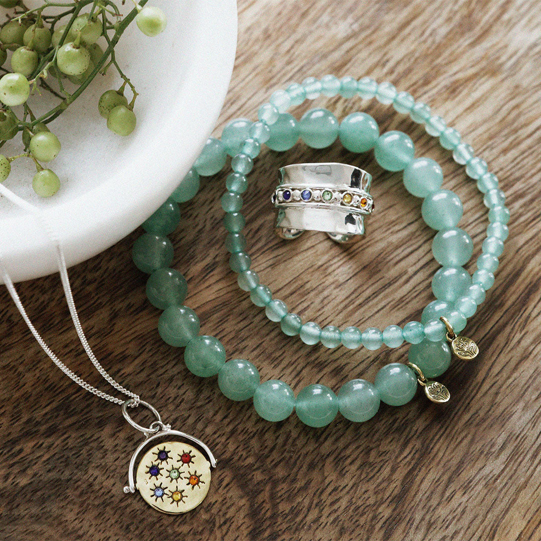 Aventurine energy gem bracelet