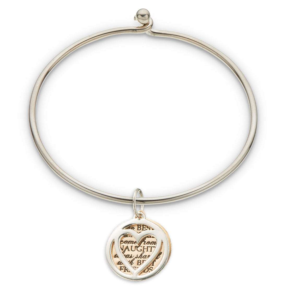 Best memories naughty ideas heart slider charm