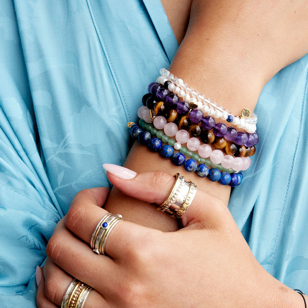 Amethyst energy gem bracelet