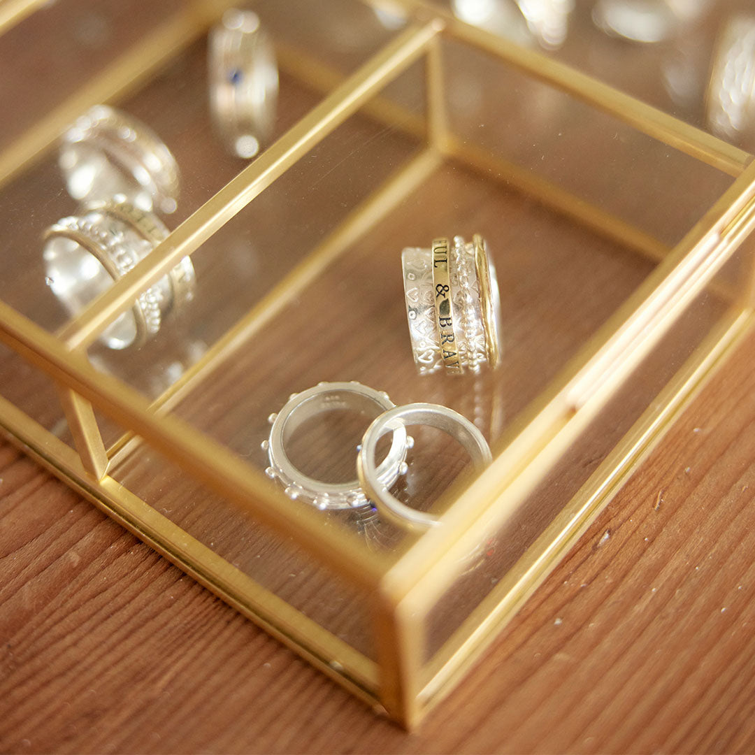 Brave spirit meditation spinning ring