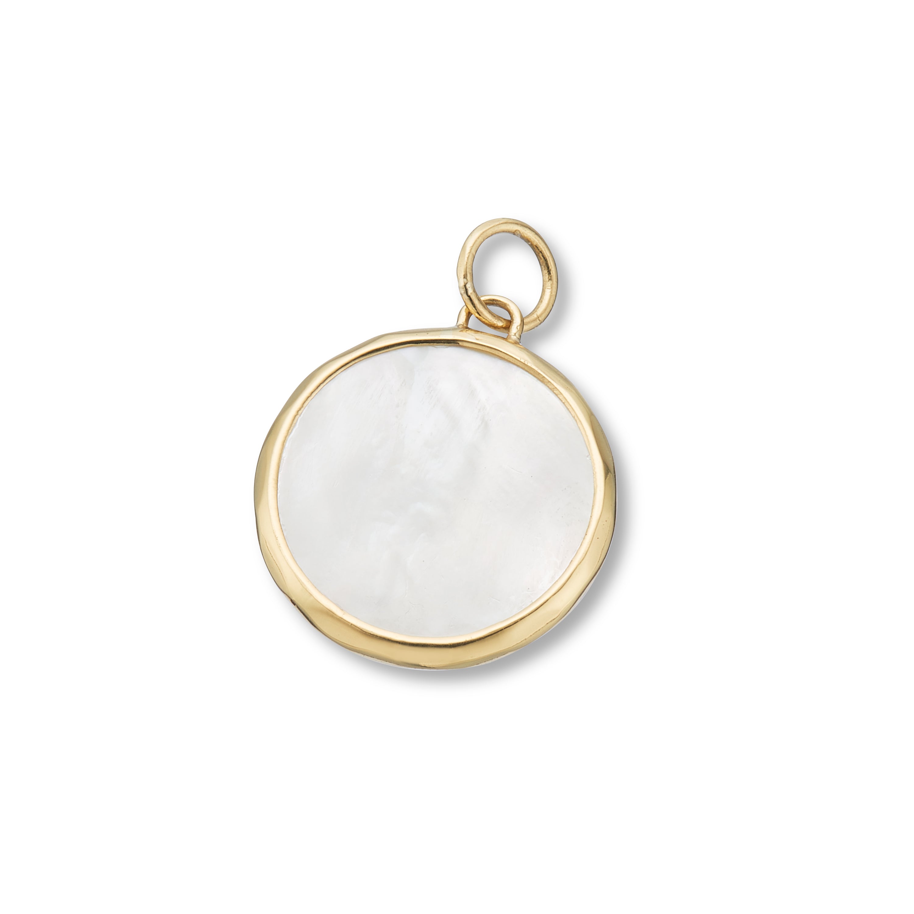 Mother of pearl moon goddess pendant