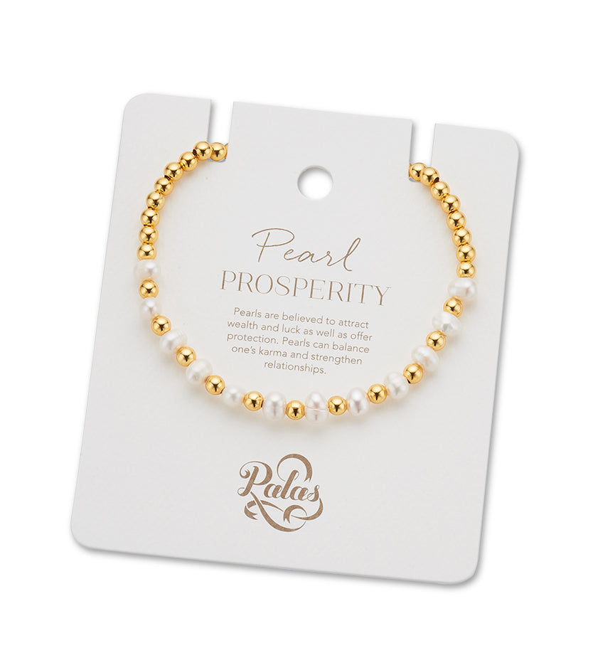 Pearl lotus purity bracelet