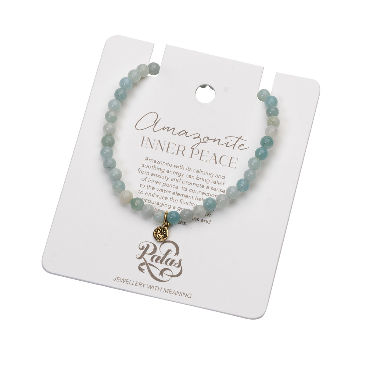 Amazonite healing gem bracelet