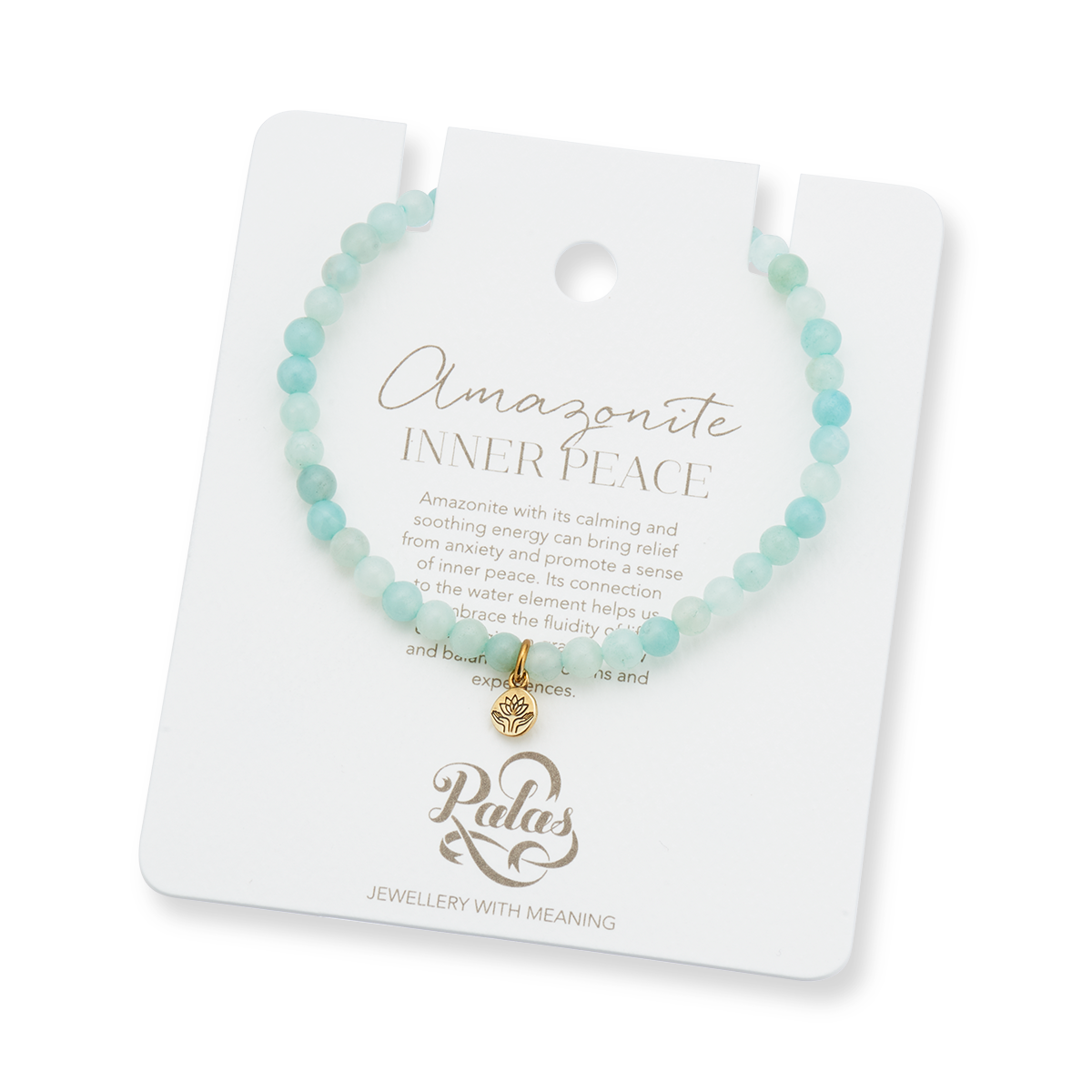 Amazonite healing gem bracelet