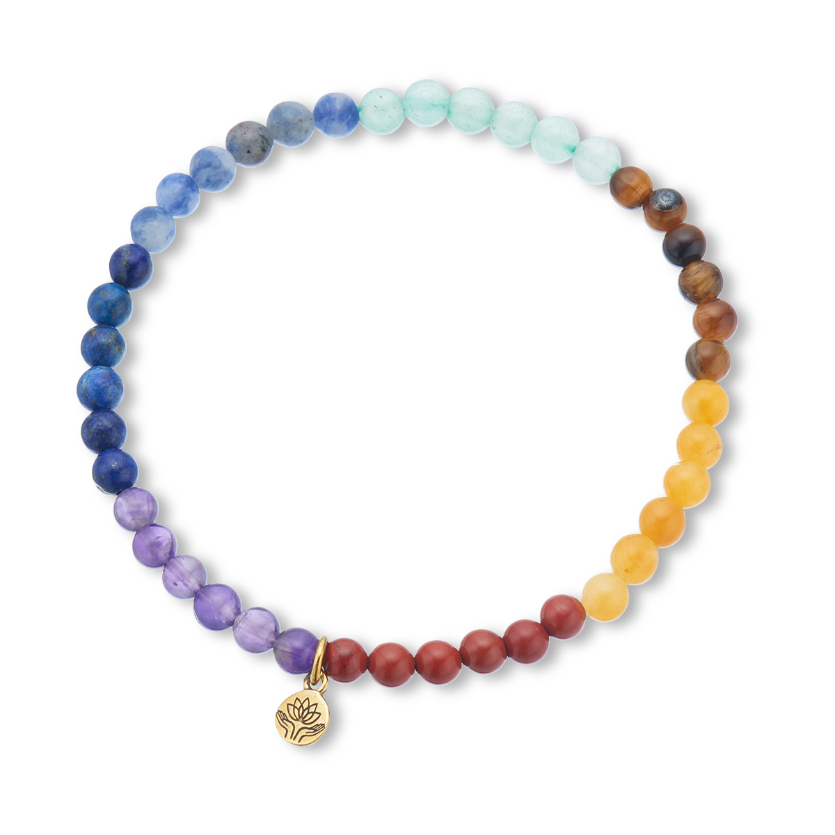 Chakra 'balance' healing gem bracelet