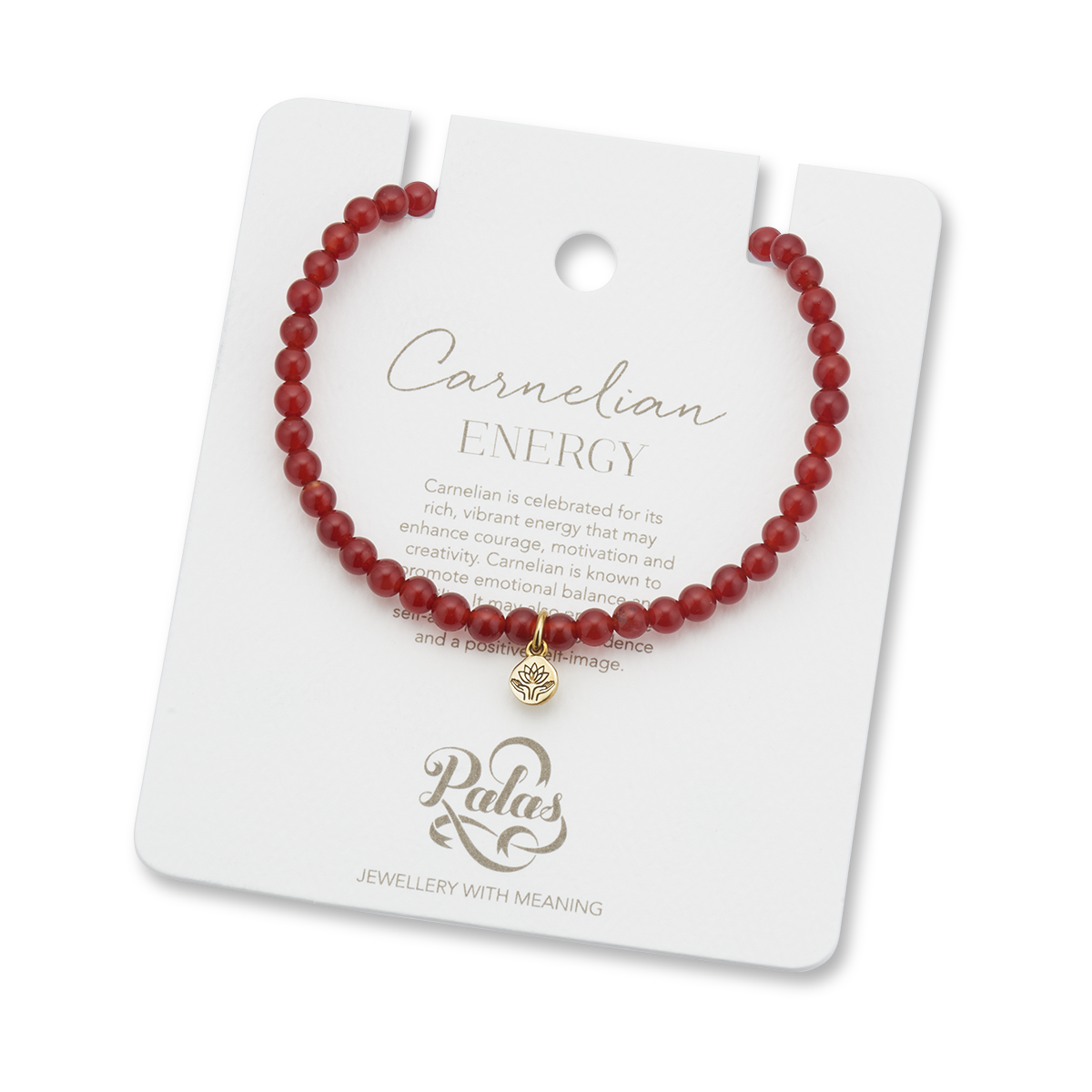 Carnelian healing gem bracelet