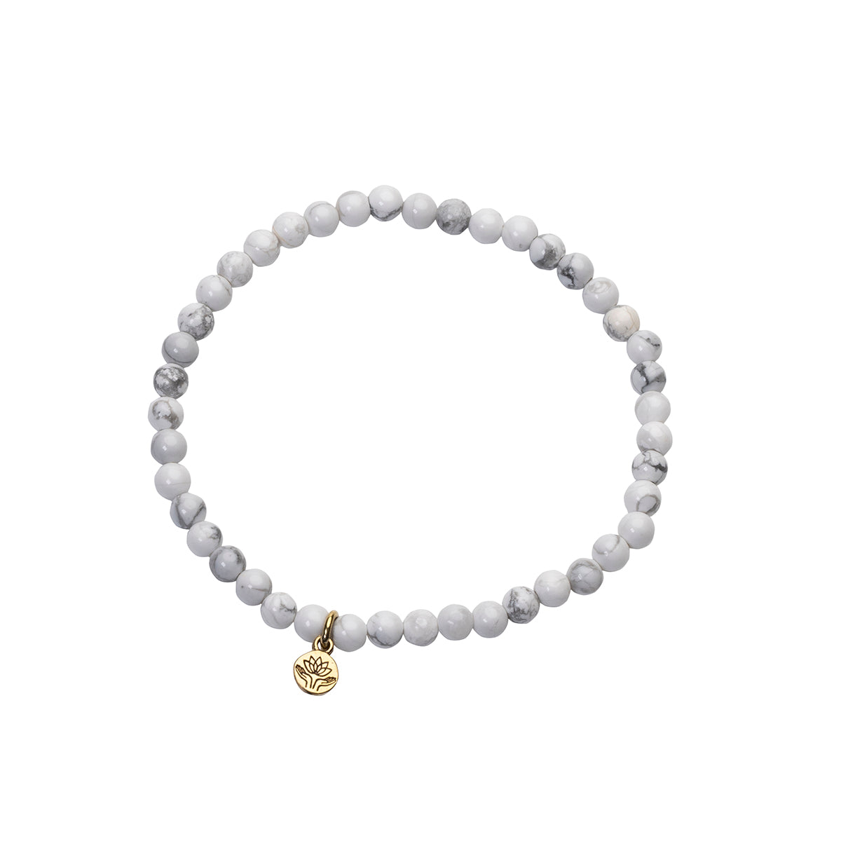 White howlite healing gem bracelet