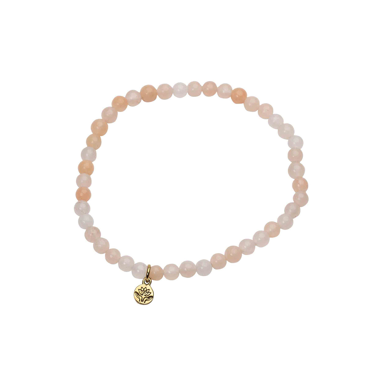 Peach aventurine healing gem bracelet