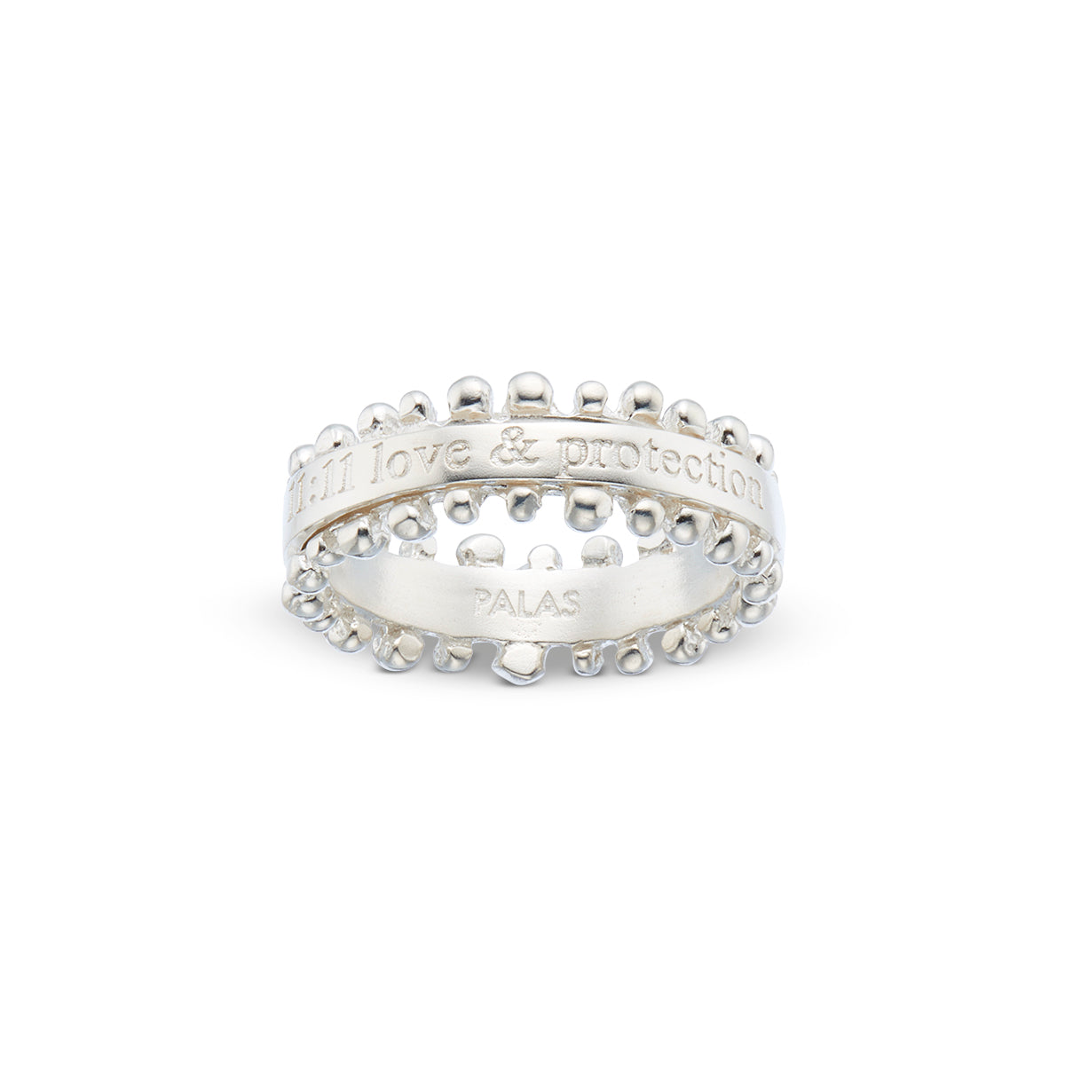 11:11 love & protection spinning ring