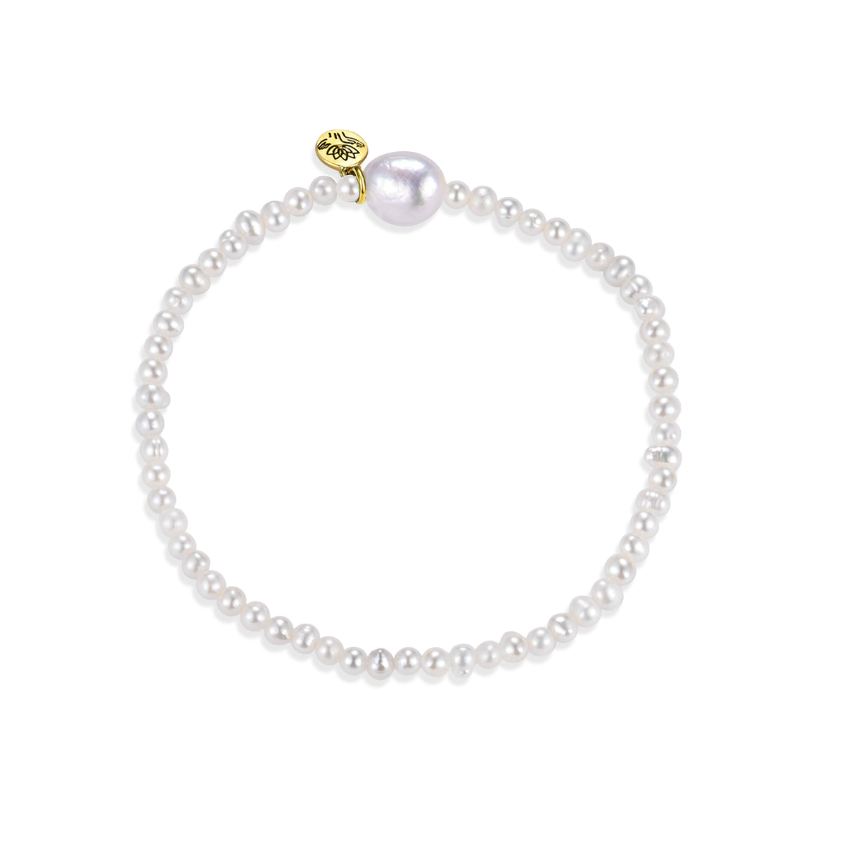 Pearl 'prosperity' luna pearl bracelet