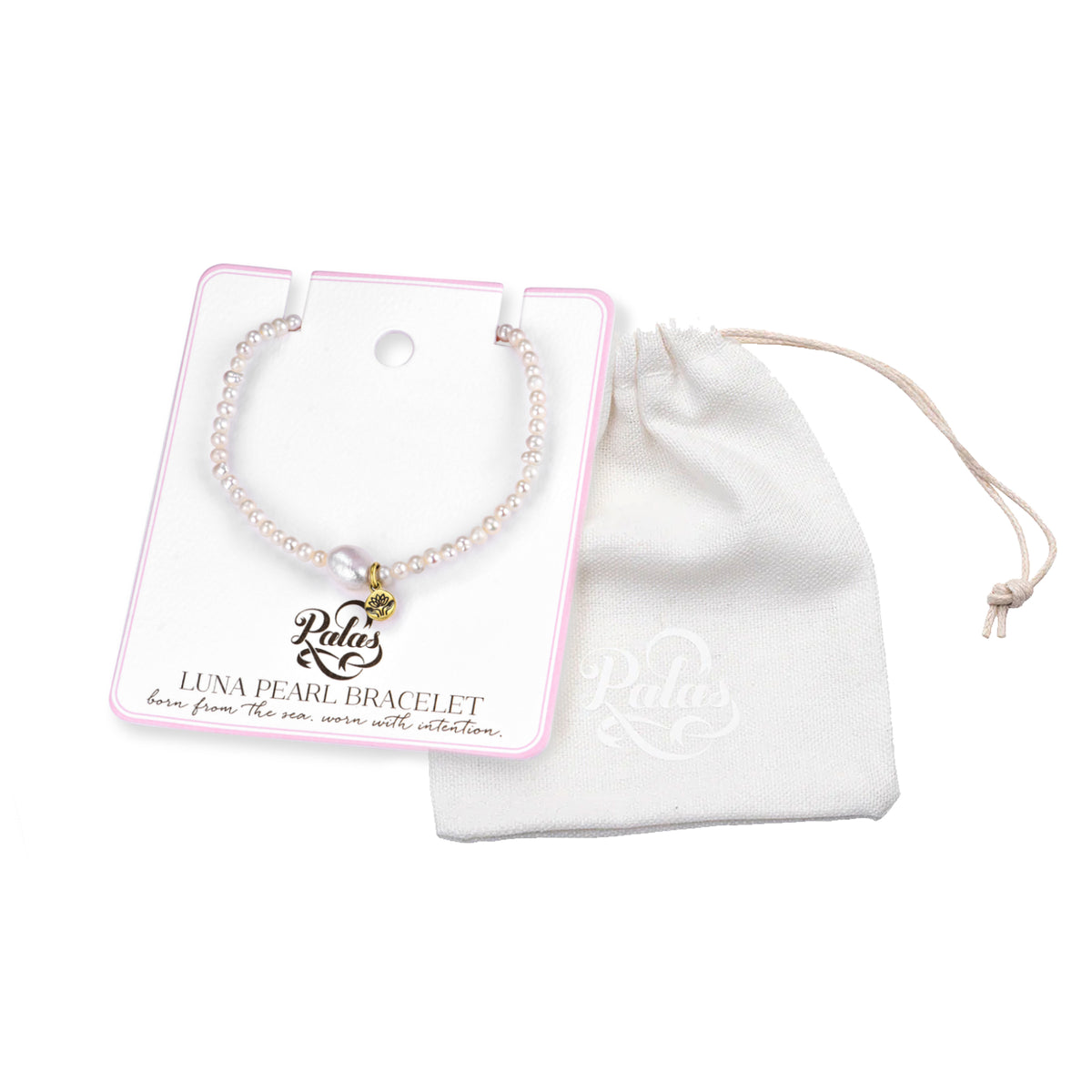 Pearl 'prosperity' luna pearl bracelet