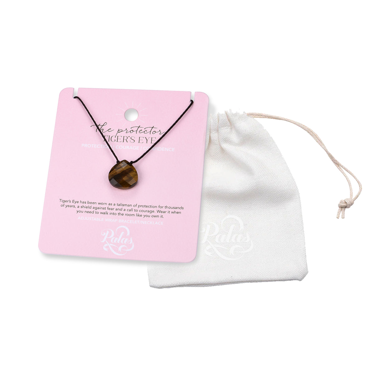 Tiger's Eye 'the protector' lumina necklace