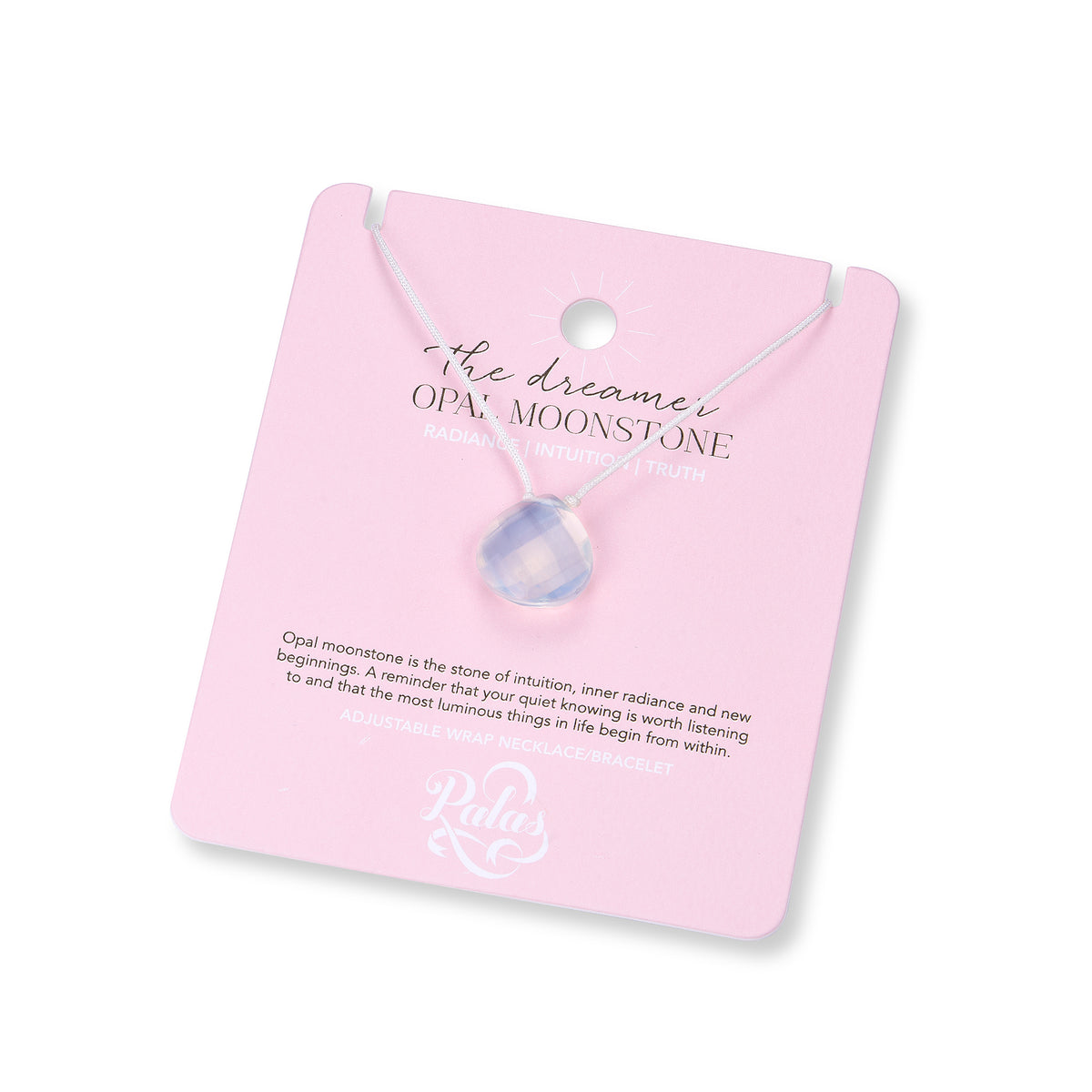 Opal Moonstone 'the dreamer' lumina necklace