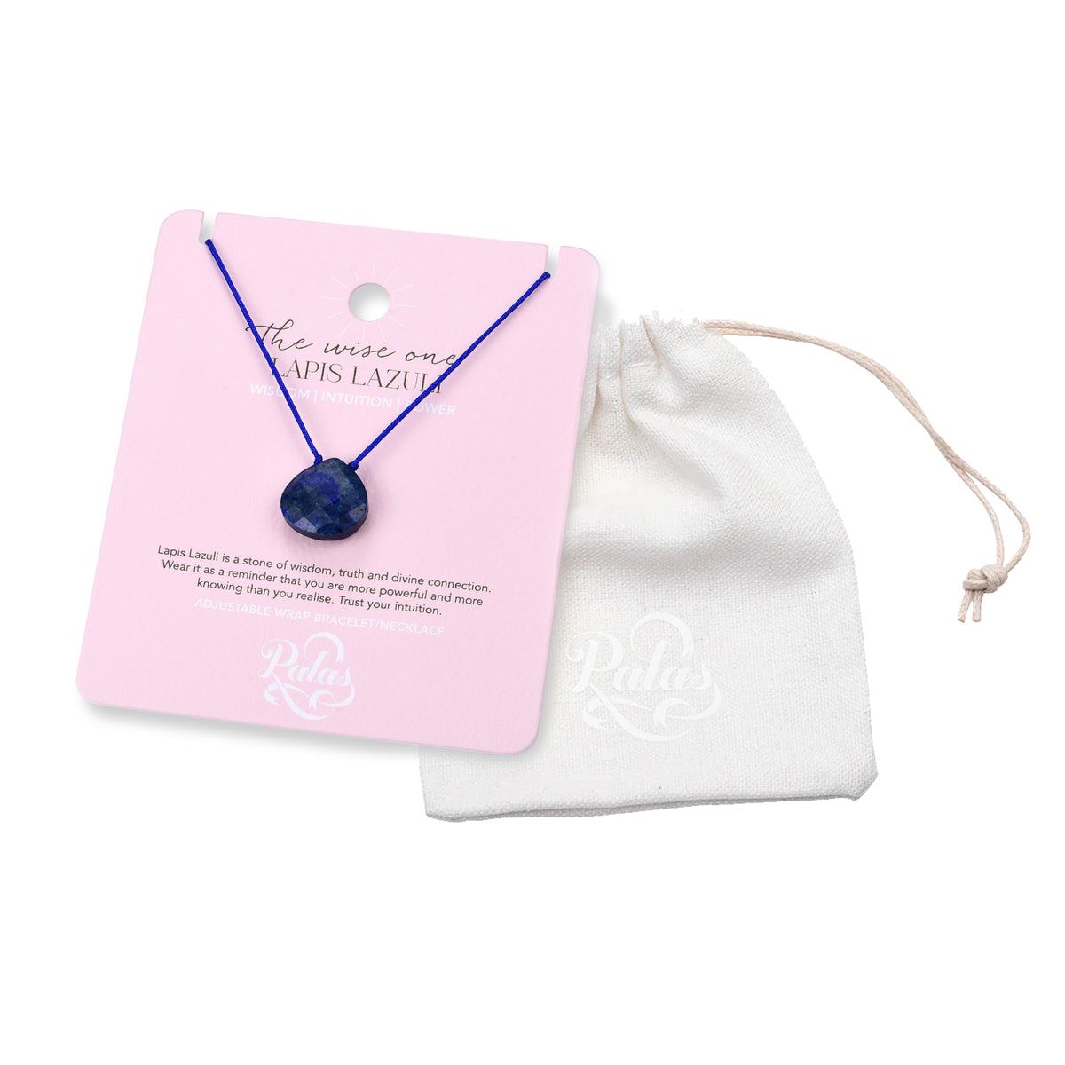 Lapis Lazuli 'the wise one' lumina necklace