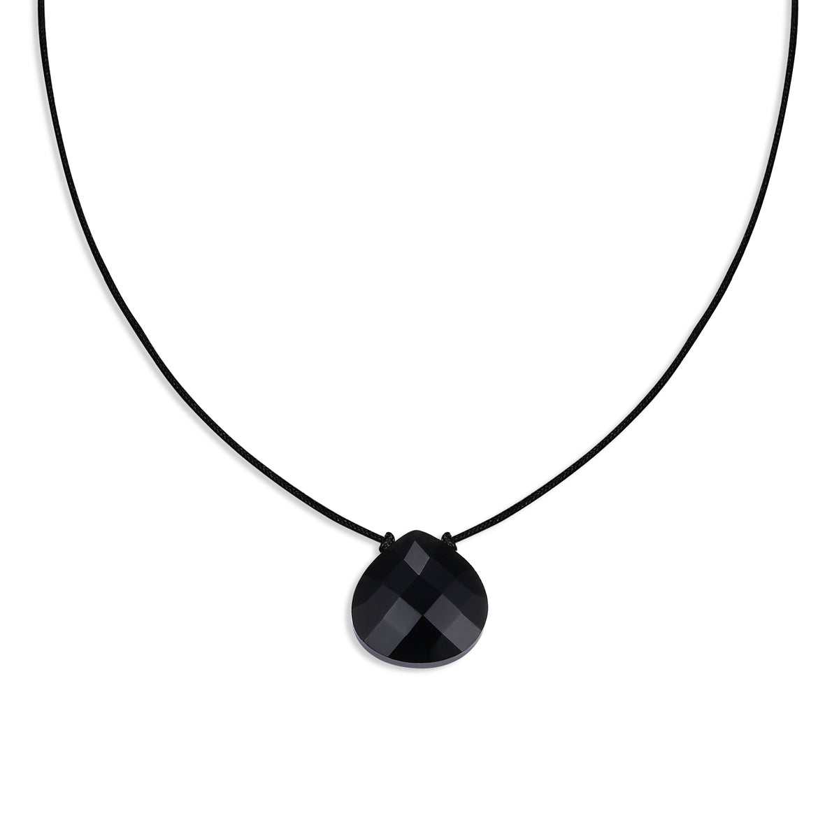 Black Obsidian 'the guardian' lumina necklace