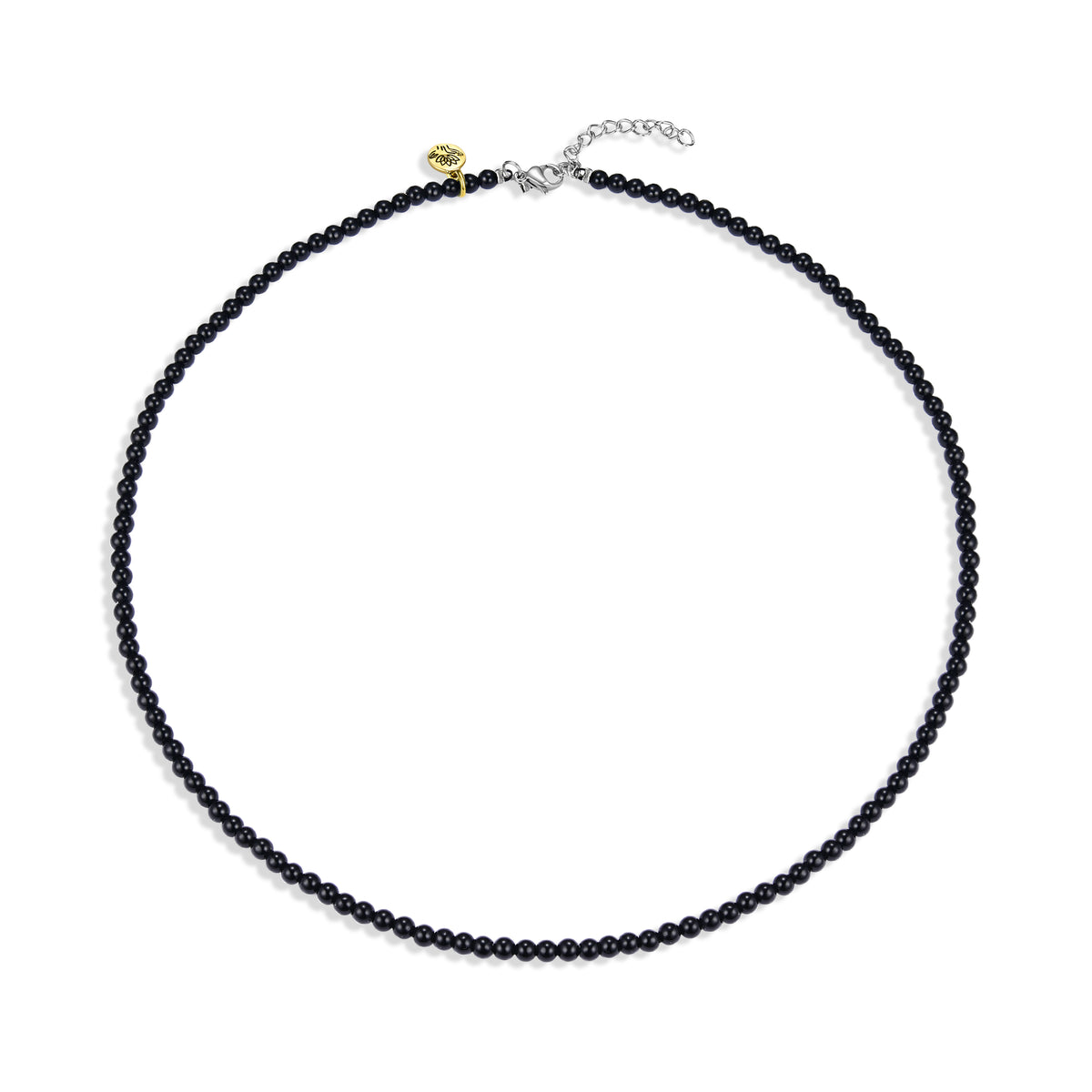 Black Onyx 'energy & strength' healing gem necklace
