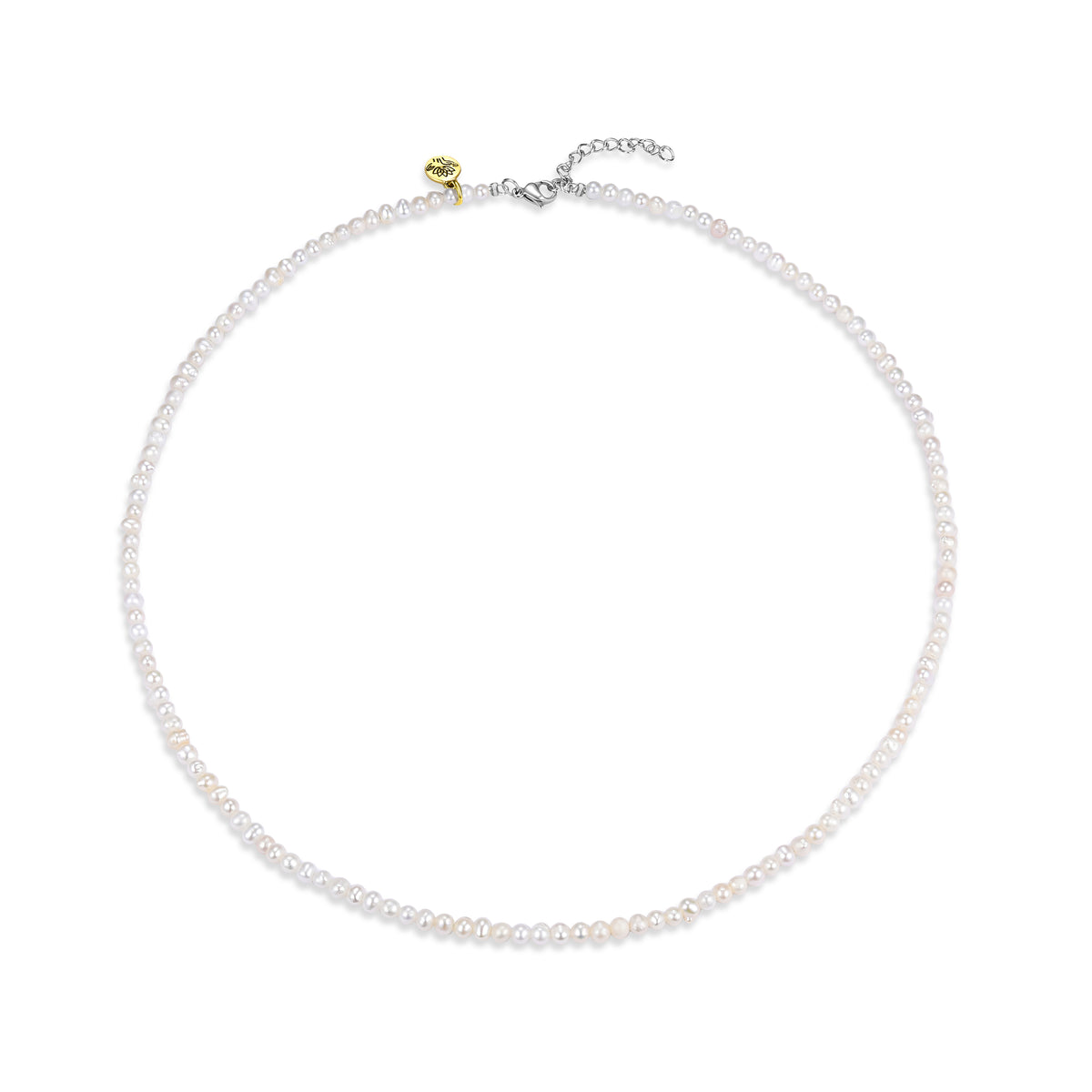 Pearl 'prosperity & inner peace' healing gem necklace