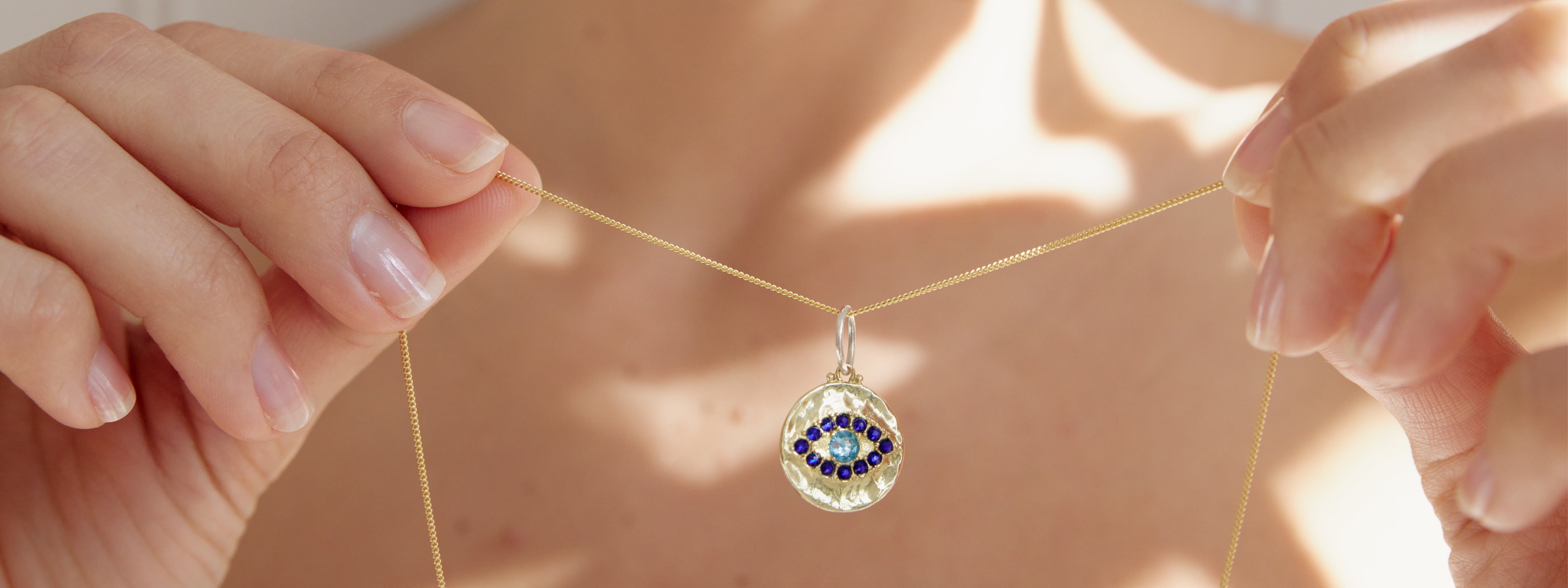 Crystal Blue Pendant Necklace – Ultimate Gear Shop