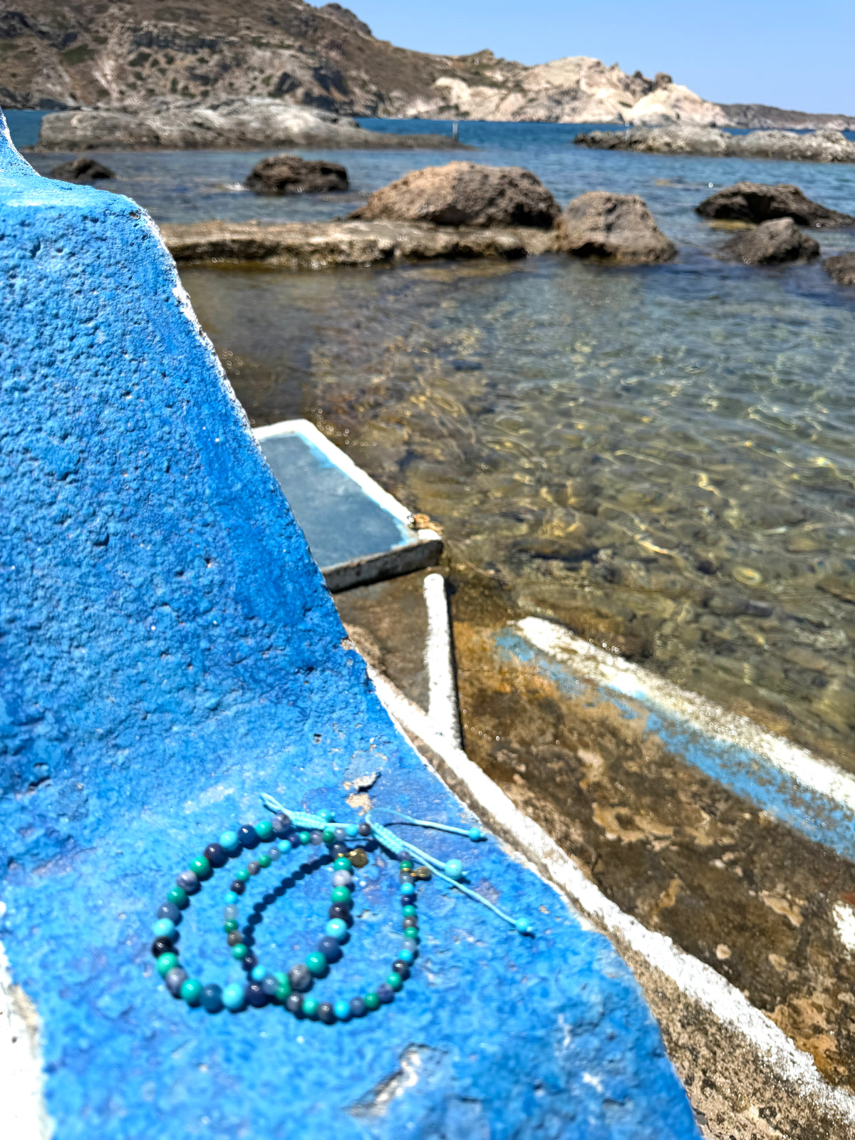 Turquoise 'ocean lover' spirit stones bracelet medium (6mm)
