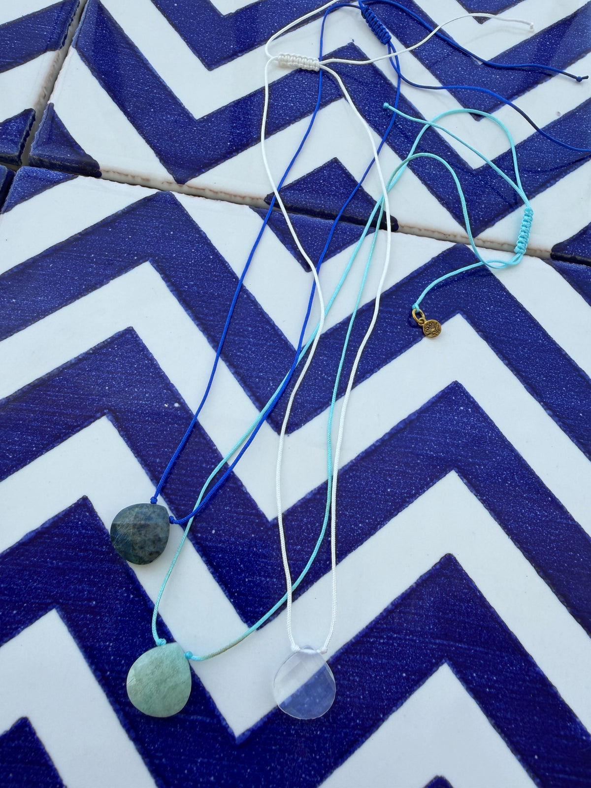 Amazonite 'the truth teller' lumina necklace