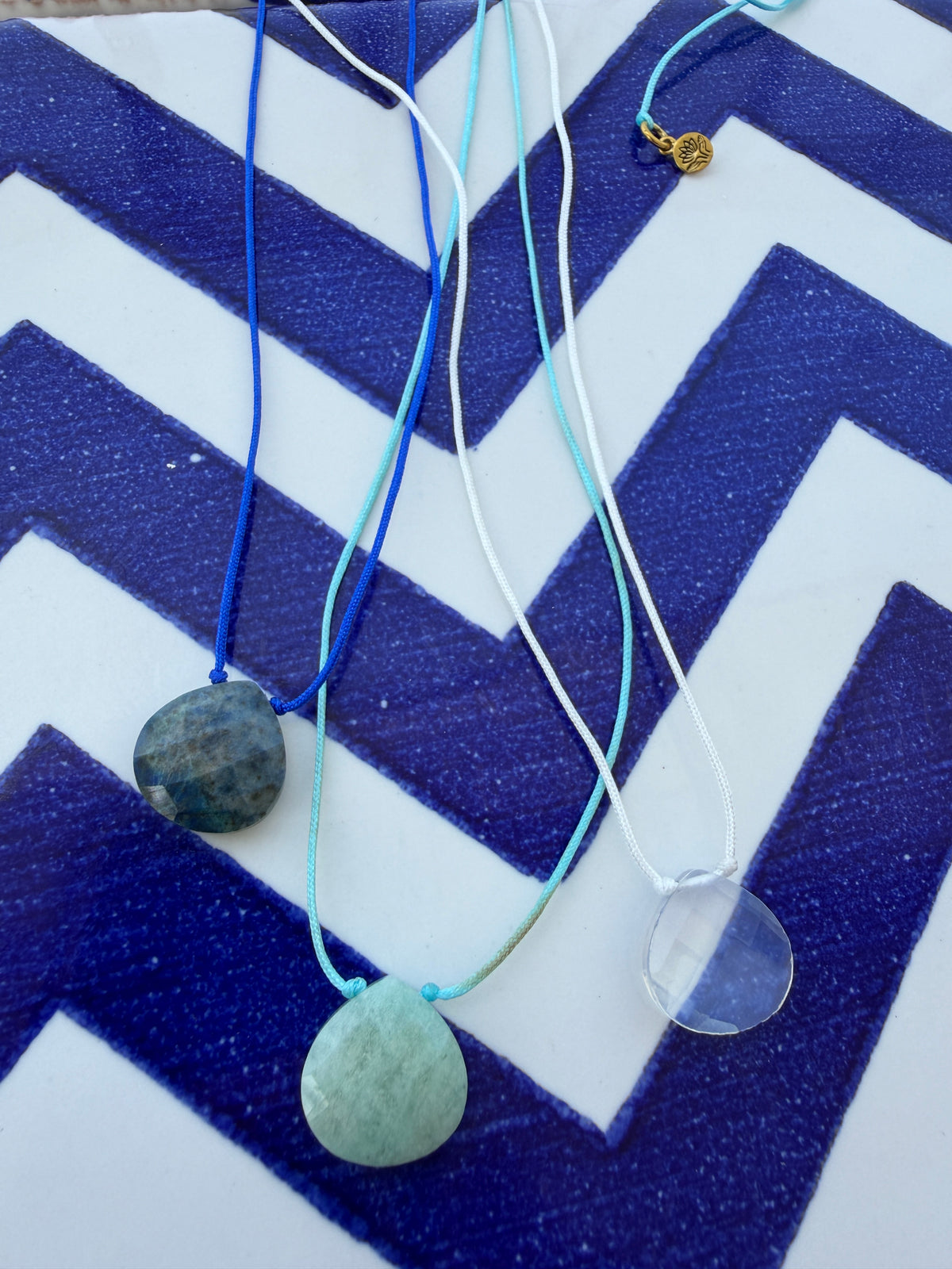 Amazonite 'the truth teller' lumina necklace