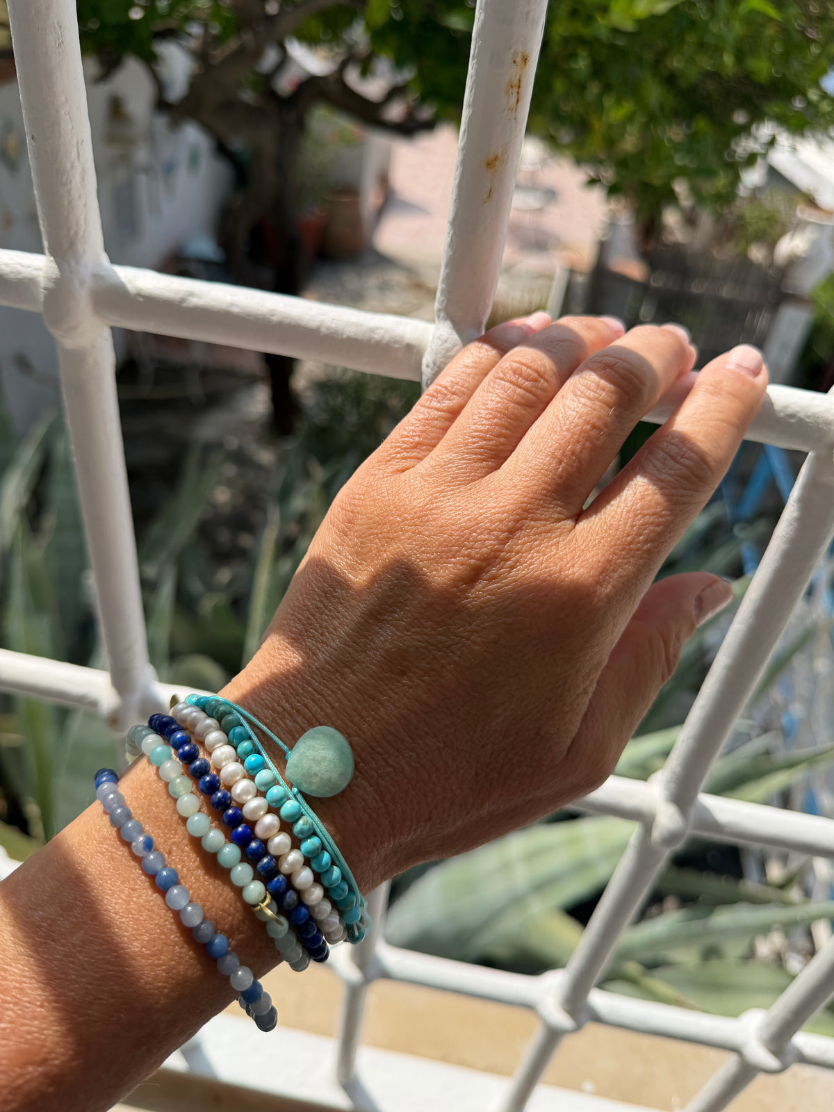 Amazonite 'the truth teller' lumina necklace