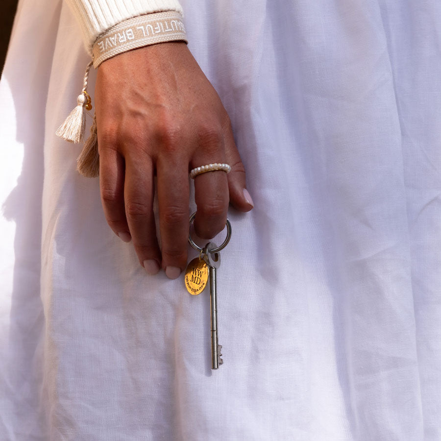 'WWMD: What would Mum do' charm keyring