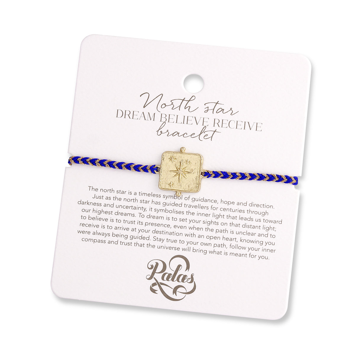 North star 'dream believe receive' bracelet