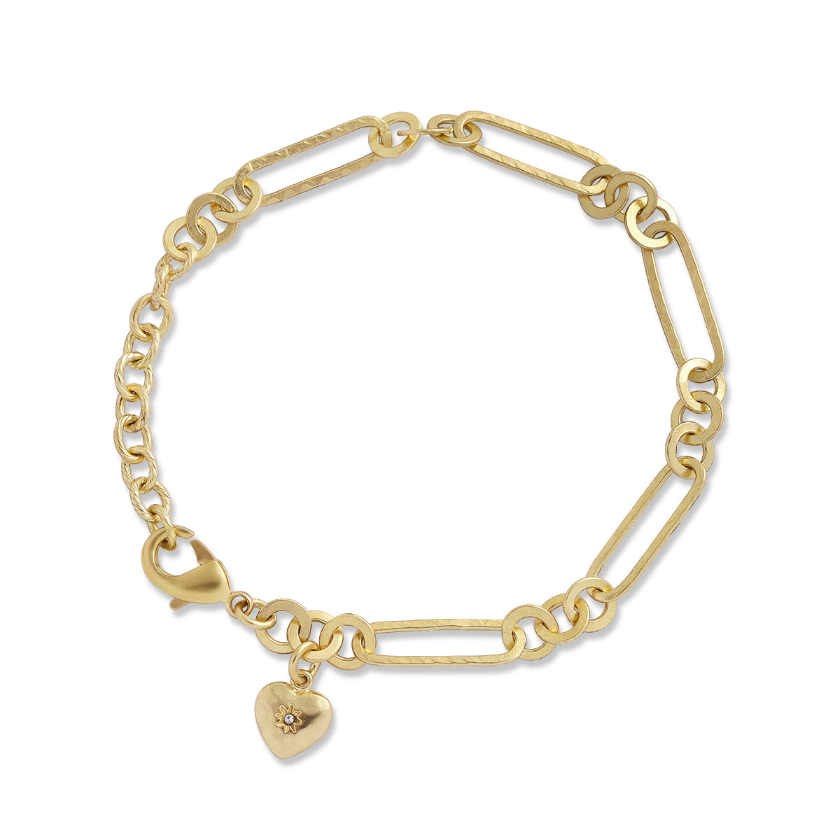 Love story charm bracelet (adjustable)