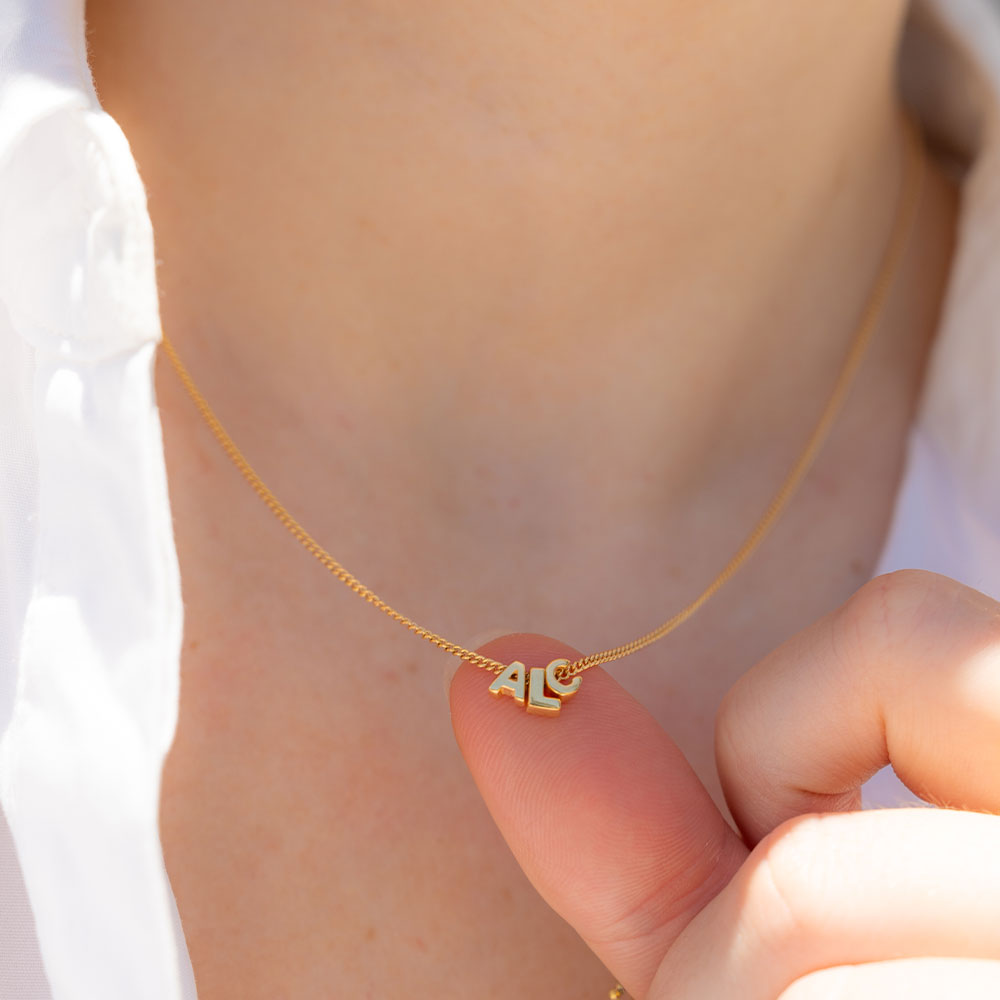 Pre-Order Custom Tiny Love Letter Necklace