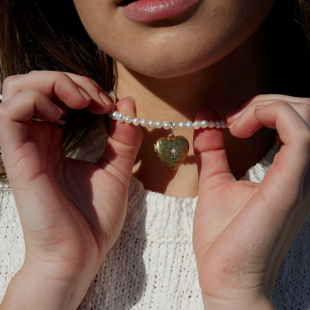 Close to my heart pearl locket