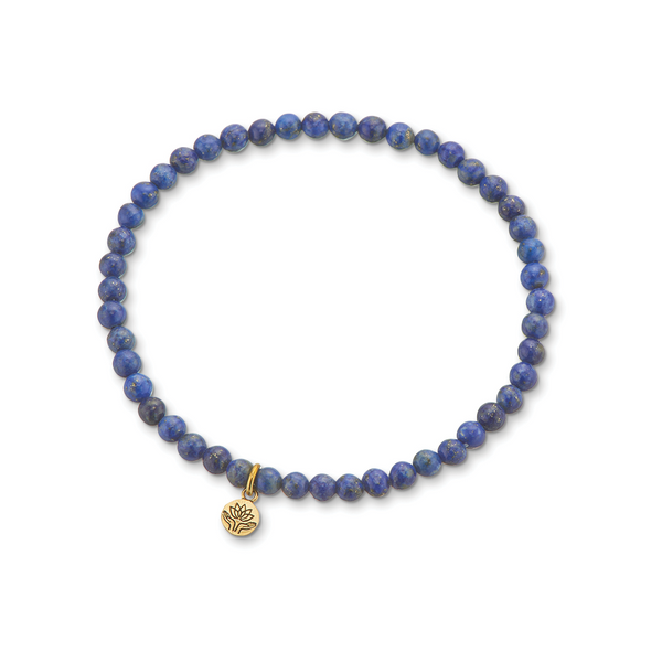 Lapis Lazuli Bracelet for Protection against the Evil Eye at Mythical Lotus