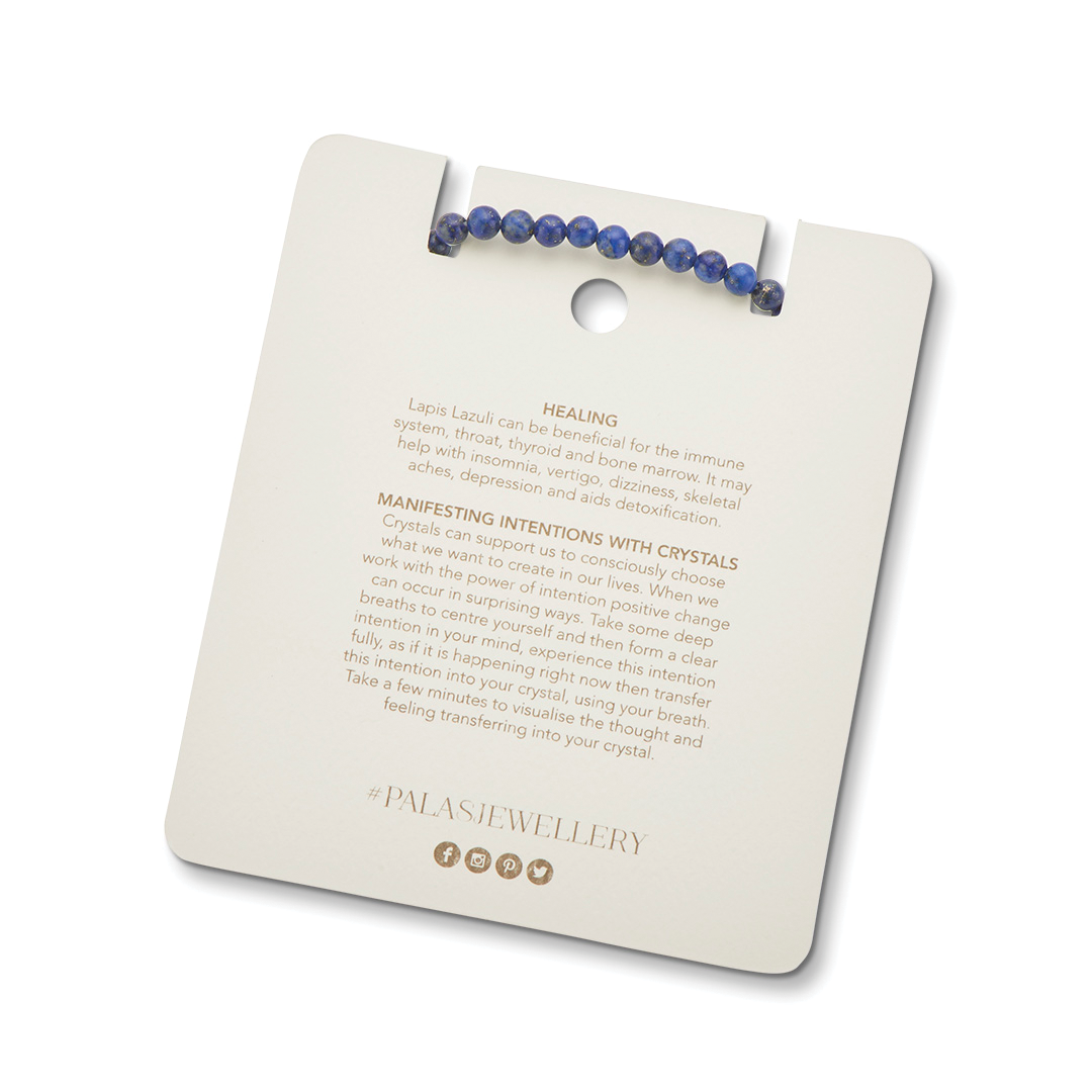Lapis Lazuli healing gem bracelet