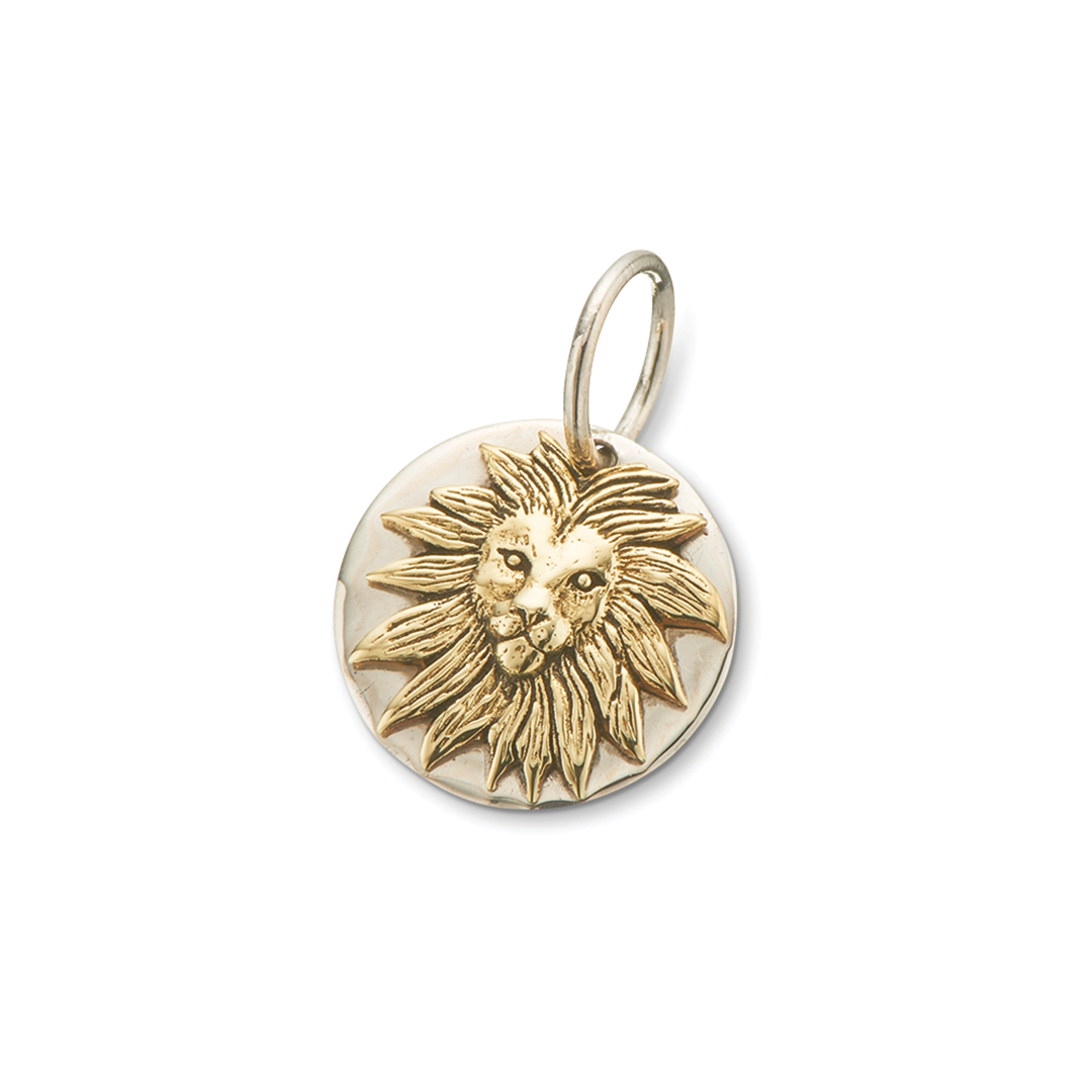 Lion online charm gold