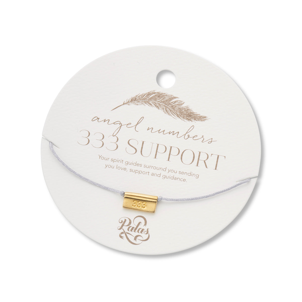 Angel numbers 333 Support bracelet