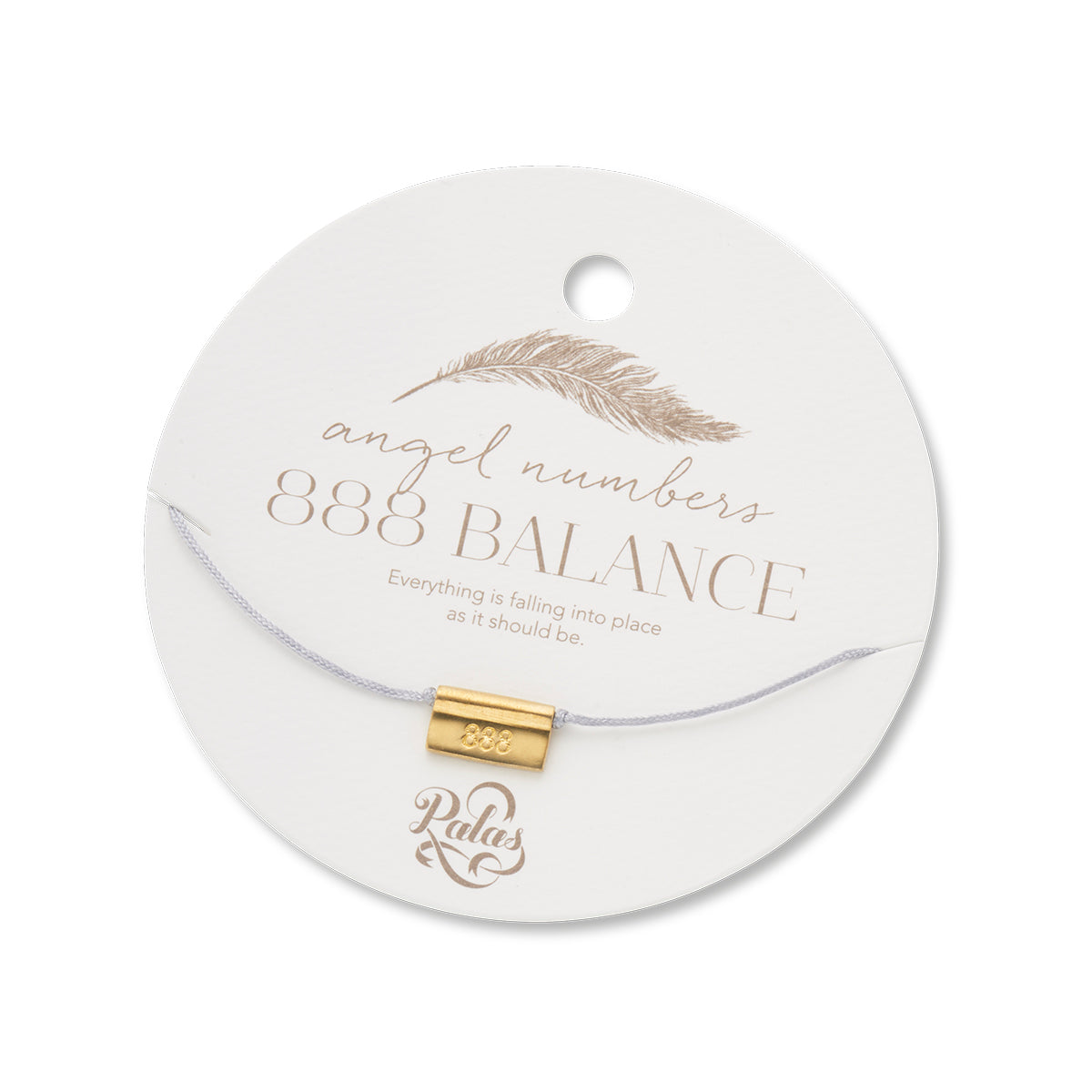 Angel numbers 888 Balance bracelet