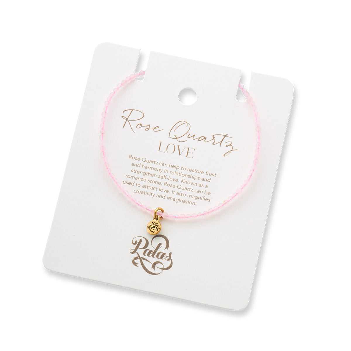 Rose Quartz celestial gem bracelet