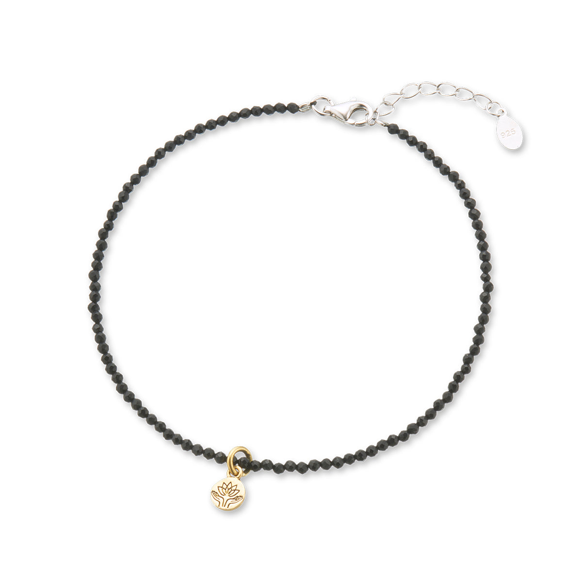 Onyx celestial gem bracelet