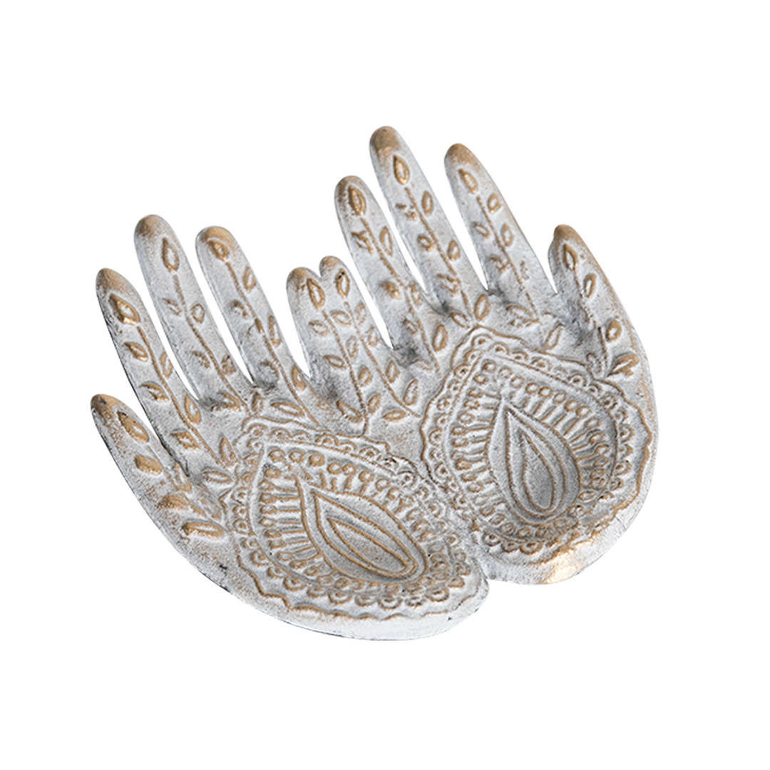 Buddha hands jewellery bowl